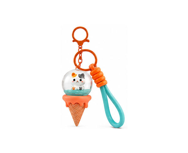 Immagine di Portachiavi Love Cream ORANGE CAT