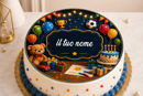 Cialda orsacchiotto per torta personalizzabile con nome 