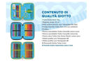 Astuccio Triplo Catty Candy Acquamarina 46 pezzi – Kit Cancelleria