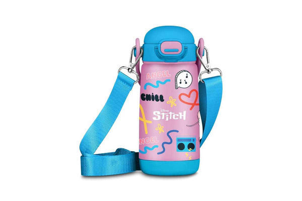 Borraccia Termica Stitch 460 ml con tracolla