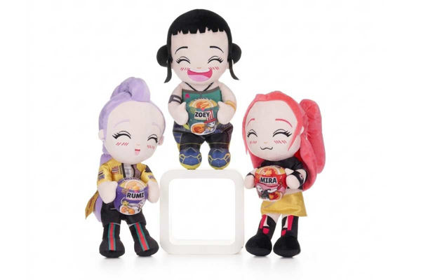 Peluche K-Pop Demon Hunters 30 cm morbido e colorato