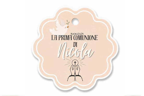 Tag bomboniere comunione