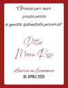 Bomboniera laurea mini tesi personalizzata con confetti