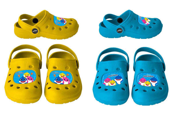 Ciabatte Estive Sabot Baby Shark per bambino e bambina varie taglie
