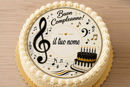 Cialda 30 Esimo Compleanno per torta personalizzabile con nome