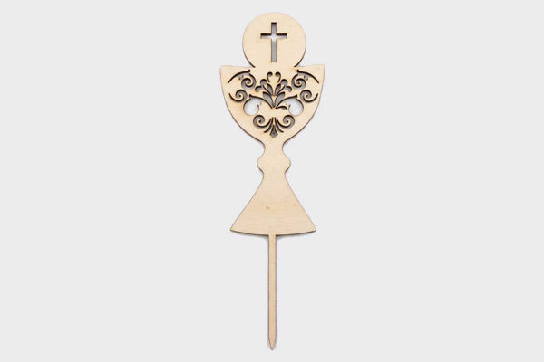 Cake topper Calice Prima Comunione