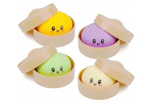 Squishy Ravioli Glitter 8cm morbido e brillante