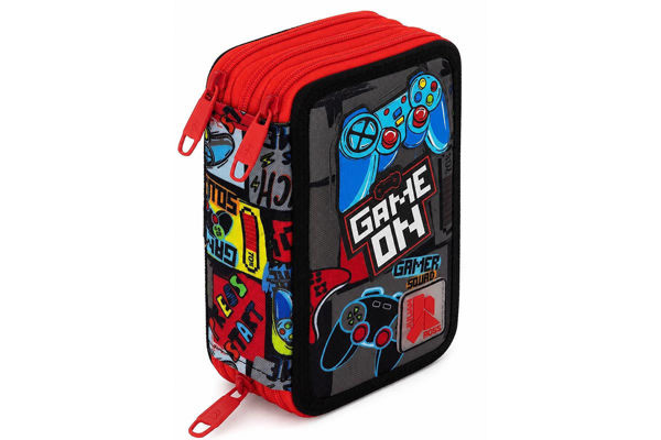 astuccio triplo riempito Julian Ross Gamer Squad 46 pezzi