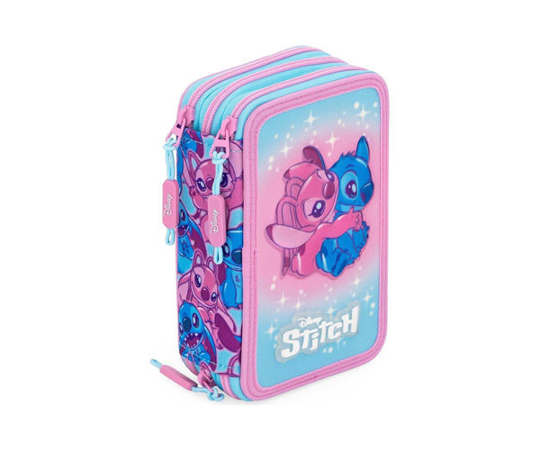astuccio triplo riempito Exclusive Stitch Y2K 46 pezzi