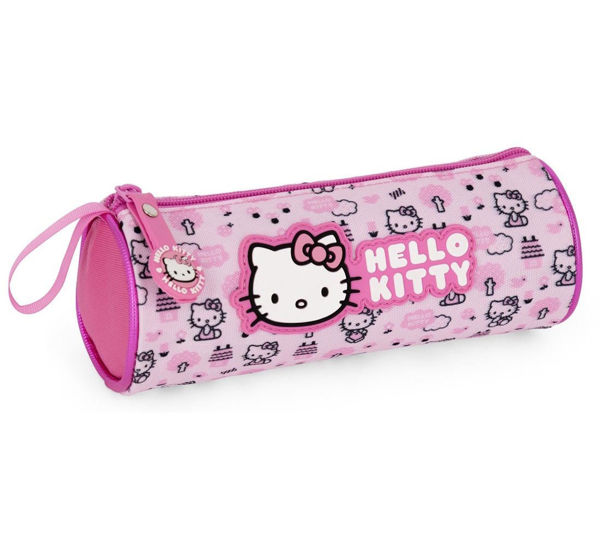 Astuccio Tombolino Hello Kitty Pink Exclusive 21x8 cm