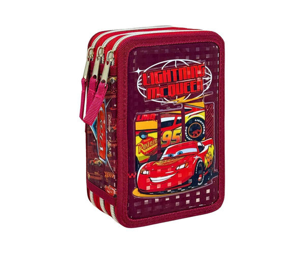 astuccio 3 zip exclusive Cars 44 pezzi scuola