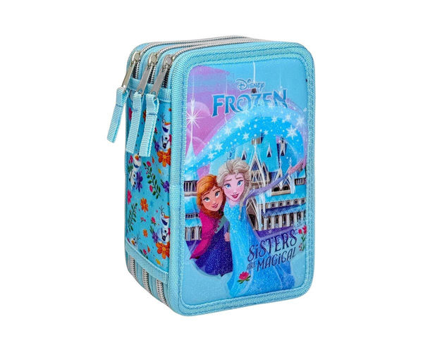 astuccio 3 zip Exclusive Frozen 44 pezzi scuola