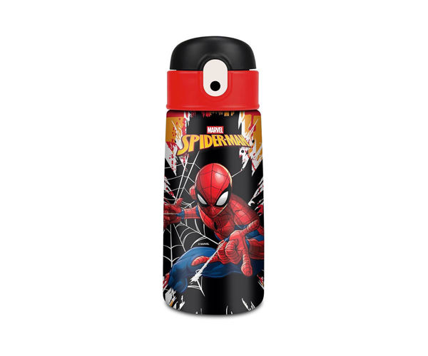 borraccia termica Seven Spider-Man 460 ml con cannuccia