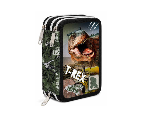Immagine di Astuccio Triplo Riempito 46pz Julian Ross Jungle Rex