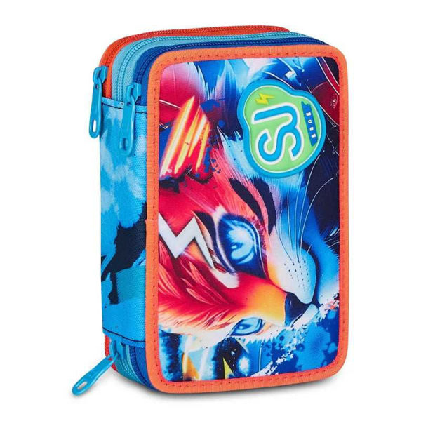 Astuccio Triplo Riempito 45 Pezzi Seven SJ Gang Speed Animal Boy