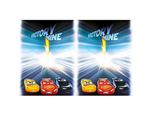Tovaglia Cars Victory Is Mine 120x180 cm in plastica con Saetta McQueen