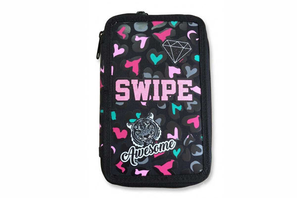 Astuccio 3 Zip Swipe Flash Girl