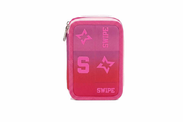 Immagine di Astuccio 3 Zip Swipe Trendy Rosa