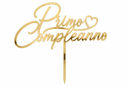 Immagine di Cake Topper Primo Compleanno in plexiglass
