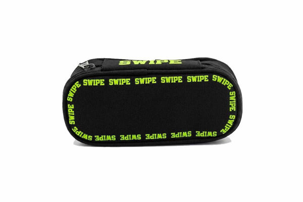 Bauletto con zip Swipe Color Verde – Astuccio compatto e resistente per scuola o viaggio