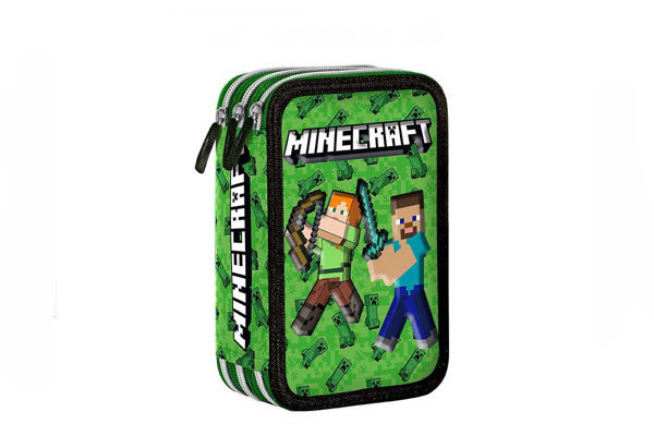 Astuccio 3 Zip 18+18 Exclusive Minecraft A Completo