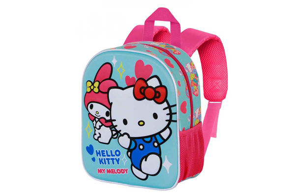 Zaino Asilo 3D 31x26x11 cm Hello Kitty Friends