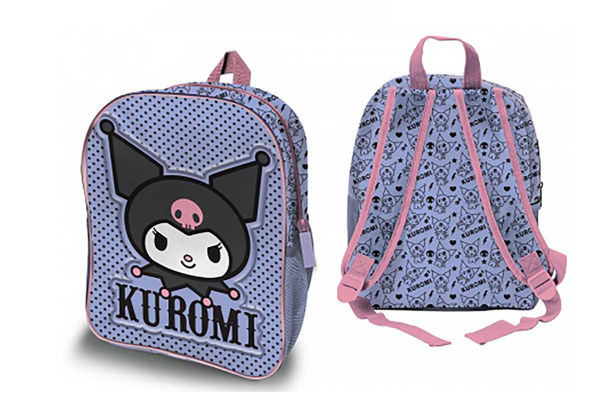 Zaino Asilo 3D 31x26x11 cm Kuromi Hello Kitty