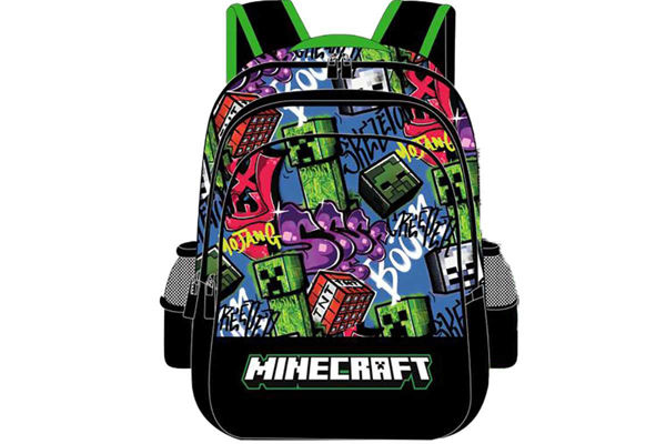 Zaino Multizip 40 cm Minecraft