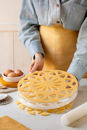 Immagine di Griglia tagliapasta per crostata Fiore 28 cm