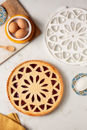Immagine di Griglia tagliapasta per crostata Fiore 28 cm