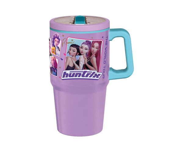 Borraccia Tazza Termica con cannuccia 640 ml K-Pop Demon Hunters