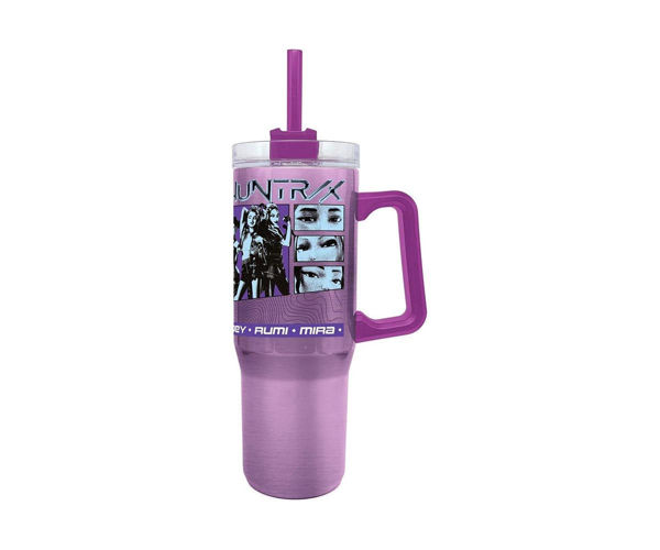 Borraccia Tazza Termica con cannuccia 770 ml K-Pop Demon Hunters