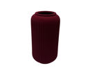 Vaso in Ceramica Velluto Bordeaux 16,5x30,5 cm