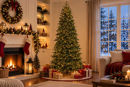 Albero Queenstown Lux Premium Verde 240 cm con Luci LED