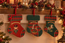 Pendente Calza in Ceramica Natale