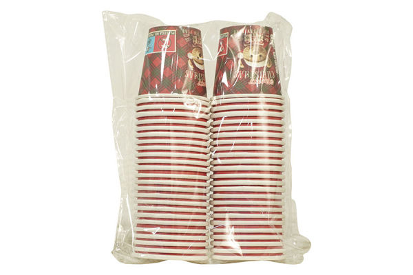 Immagine di 50 Bicchieri Natalizi Monouso in Carta 75 ml