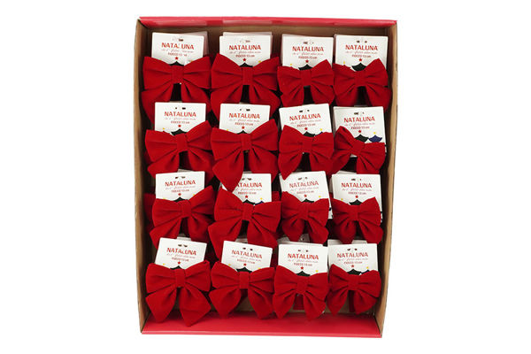 Immagine di Fiocco Imbottito 16 cm Rosso