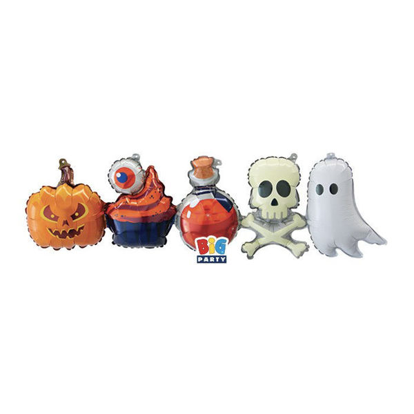 palloncino foil Garland Halloween 102x32 cm zucca fantasma teschio Big Party