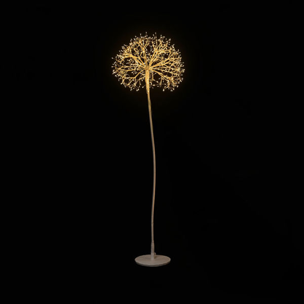 Albero sfera Microled bianco 120 cm con 240 luci