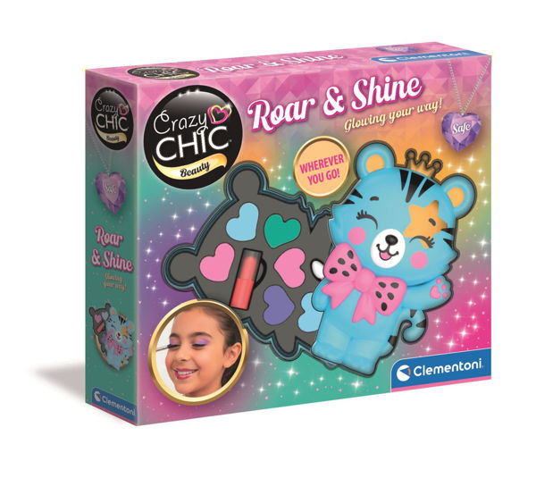 Crazy Chic Roar & Shine Trousse Make Up Clementoni
