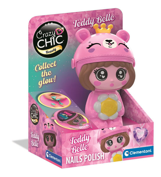 Crazy Chic Teddy Belle Nails Polish Clementoni