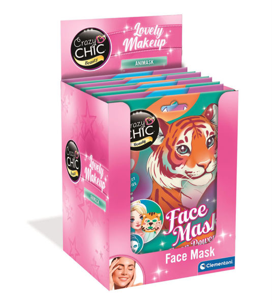 Crazy Chic Lovely Makeup Face Mask Tigre e Unicorno Clementoni