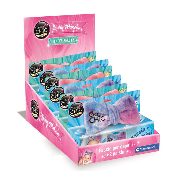 Crazy Chic Lovely Makeup fascia capelli con 2 polsini Clementoni