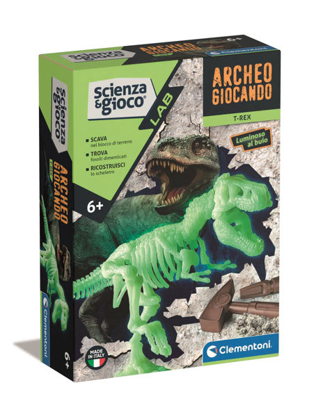Archeo Giocando T-Rex fosforescente Scienza e Gioco Clementoni