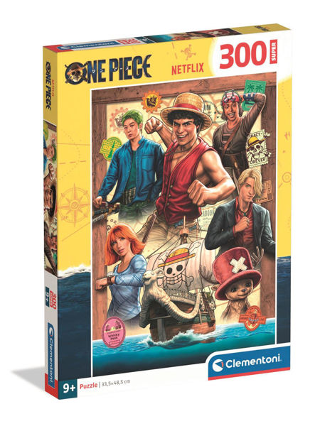 Puzzle 300 Super One Piece Netflix Clementoni con Luffy e Going Merry