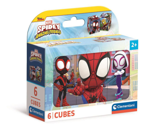 Cubi 6 Spidey and His Amazing Friends Clementoni Marvel