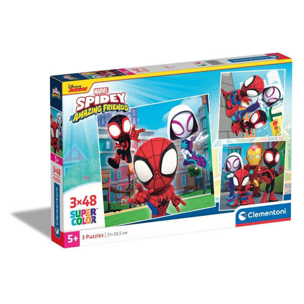 Immagine di Puzzle 3X48 Square Spidey And His Amaz.Fr.