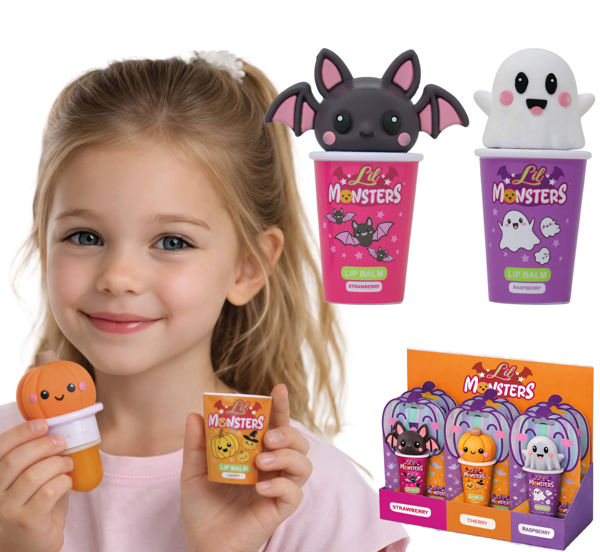 Lil Monsters balsamo labbra assortito bambini Guirca Halloween