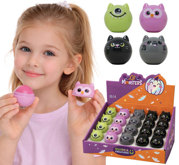 Lil Monsters balsamo labbra Monsters assortiti 8 g bambini Guirca