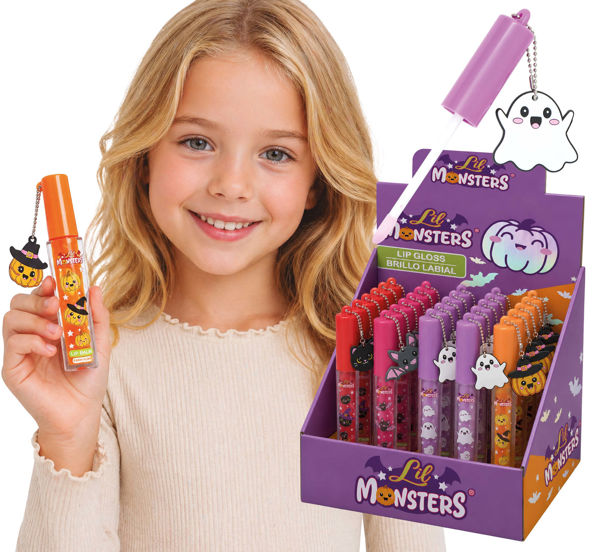 Lil Monsters lucidalabbra assortiti con ciondolo Guirca Halloween